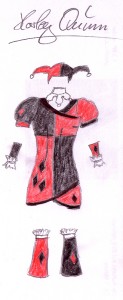 Harley Quinn Entwurf Harley Quinn Entwurf