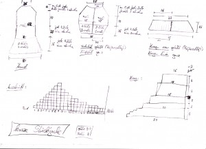 Knitted Camisole construction plan