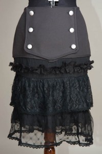 Romantic Military Style Skirt