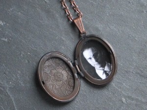 Romantic Copper Medallion