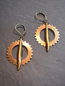 Propeller Blade Earrings