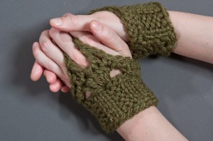 Wood Creature Wrist Warmers