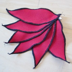 Flame Red Hairpin