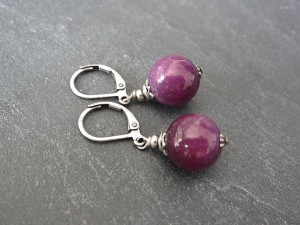 Lilac Orb Pearl Earrings