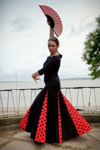 Godet Flamenco Skirt