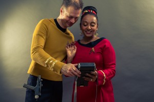 Kirk and Uhura