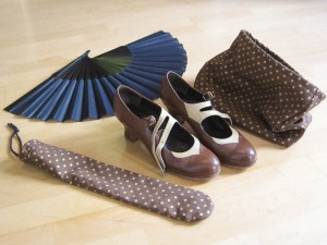 Shoe and Fan Pouch