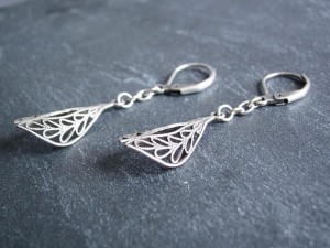 Silver Leaves Earrings