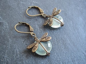 Dragonfly-On-Water Earrings